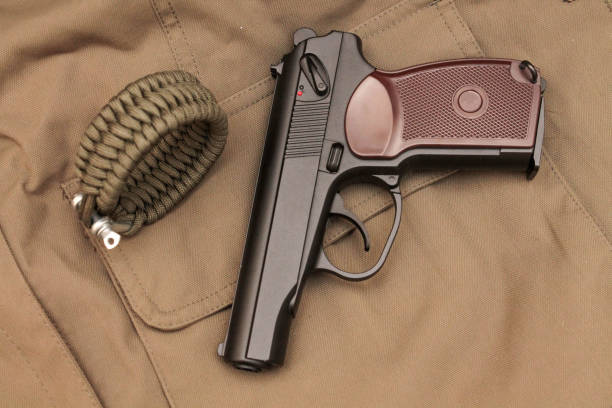Pistols designed for self-defence, typically chambered in .33 to .38 caliber, offering reliable stopping power, compact size, and ease of use for personal protection situations.