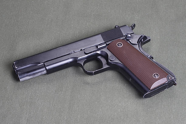 Pistols in .45 caliber and above, ideal for self-defence. Powerful, reliable handguns providing superior stopping power and effectiveness in personal protection and security situations.